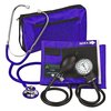Veridian Healthcare ProKit Aneroid Sphygmomanometer With Dual-Head Scope, Adult, Purple 02-12711